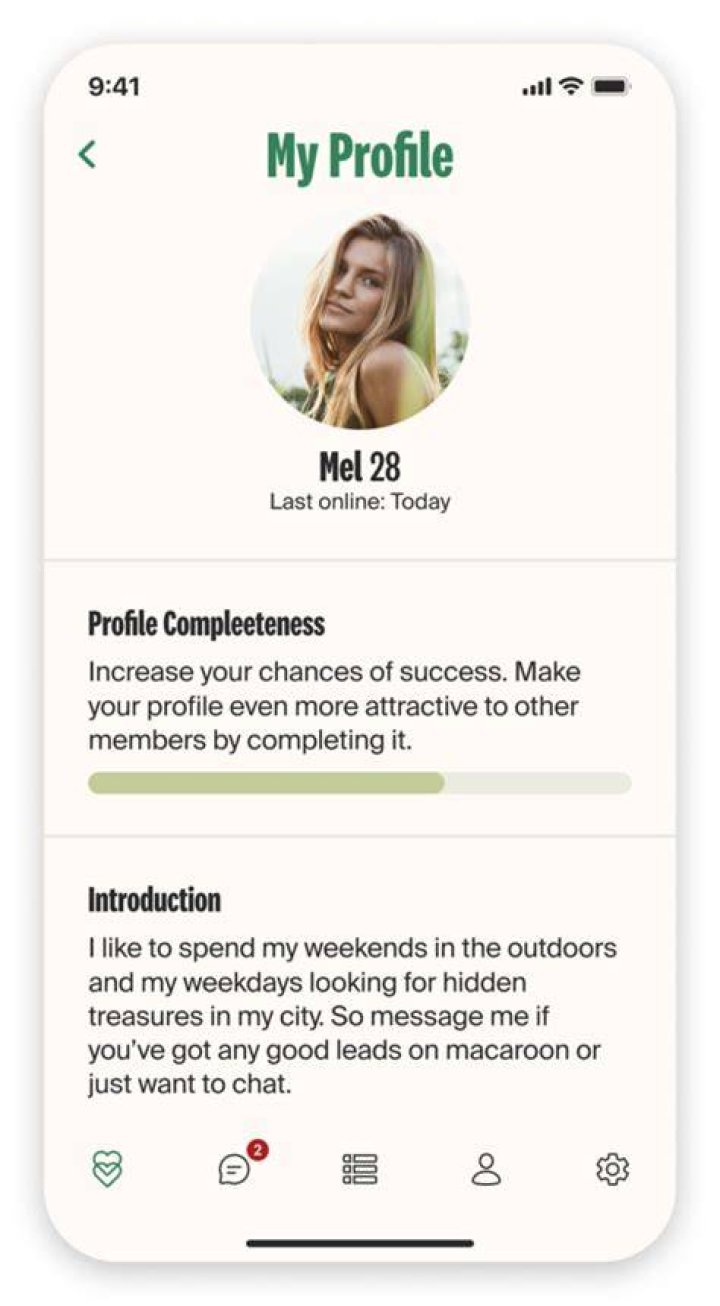 Dating profile for mature relationships