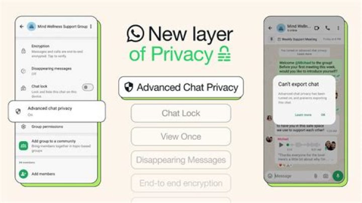 Online chat profile privacy