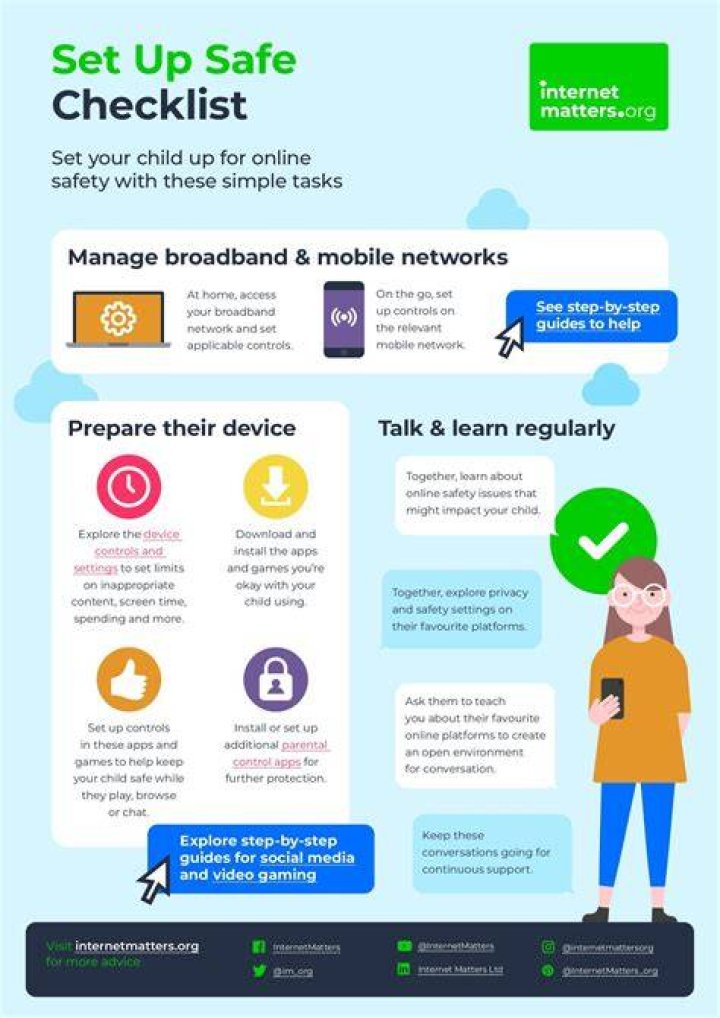 Online safety checklist before browsing adult content