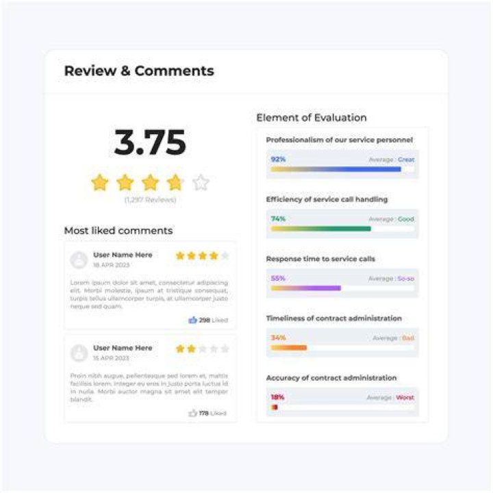 Avaliação e feedback em plataformas de acompanhantes