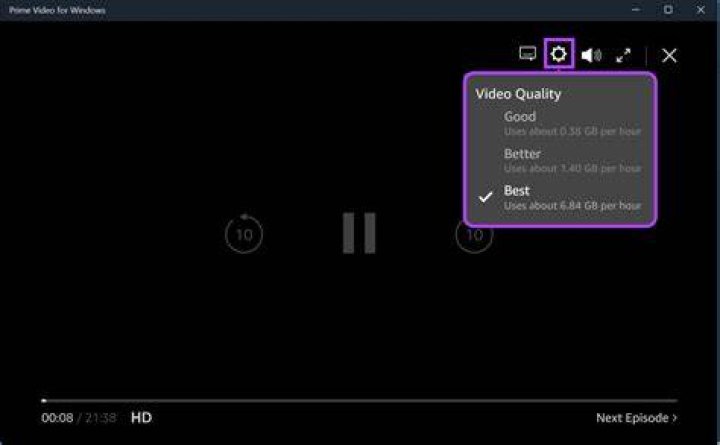 Video streaming quality HD playback performance