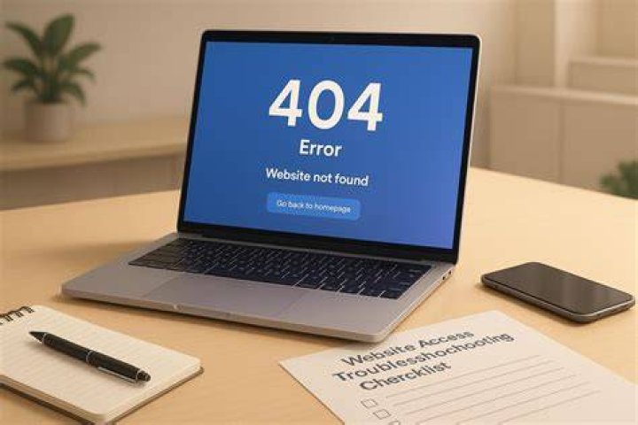 Website access troubleshooting checklist